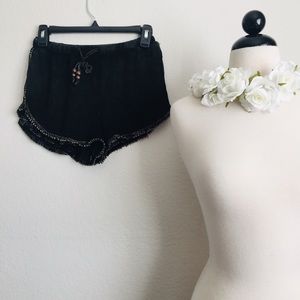 POL Trim/Fringe Dolphin Shorts